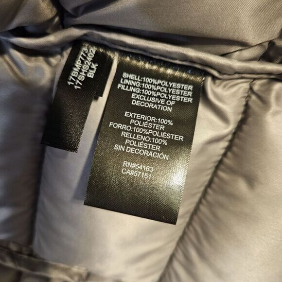 Kenneth Cole Ladies' Quilted Anorak Jacket Color Black / Size Small / New - Picture 13 of 13